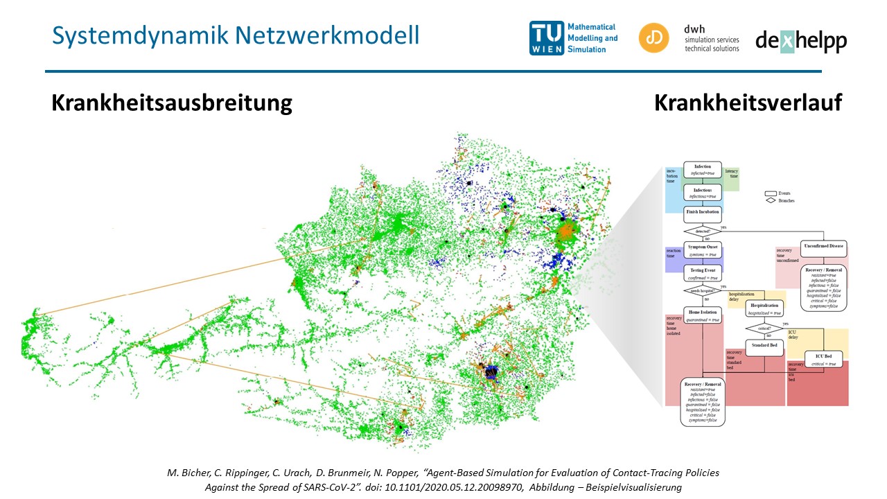 Krankheitsausbreitung im Netzwerkmodell